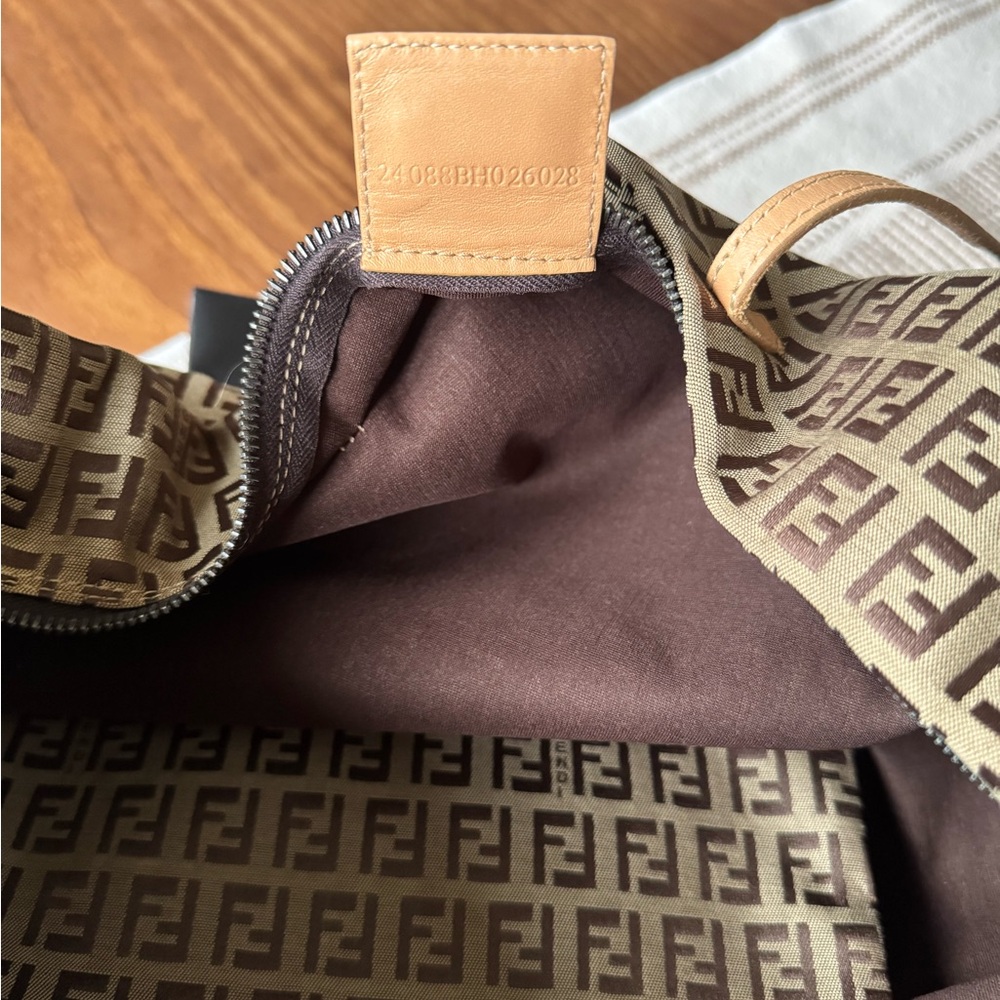 Fendi Signature Brown and Tan Tote - Picture 8 of 11
